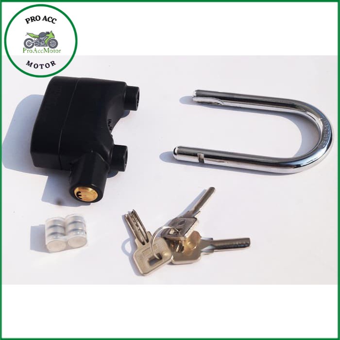 Promo Gembok Cakram Alarm Motor Anti Maling Nmax Xmax Adv Pcx Universal