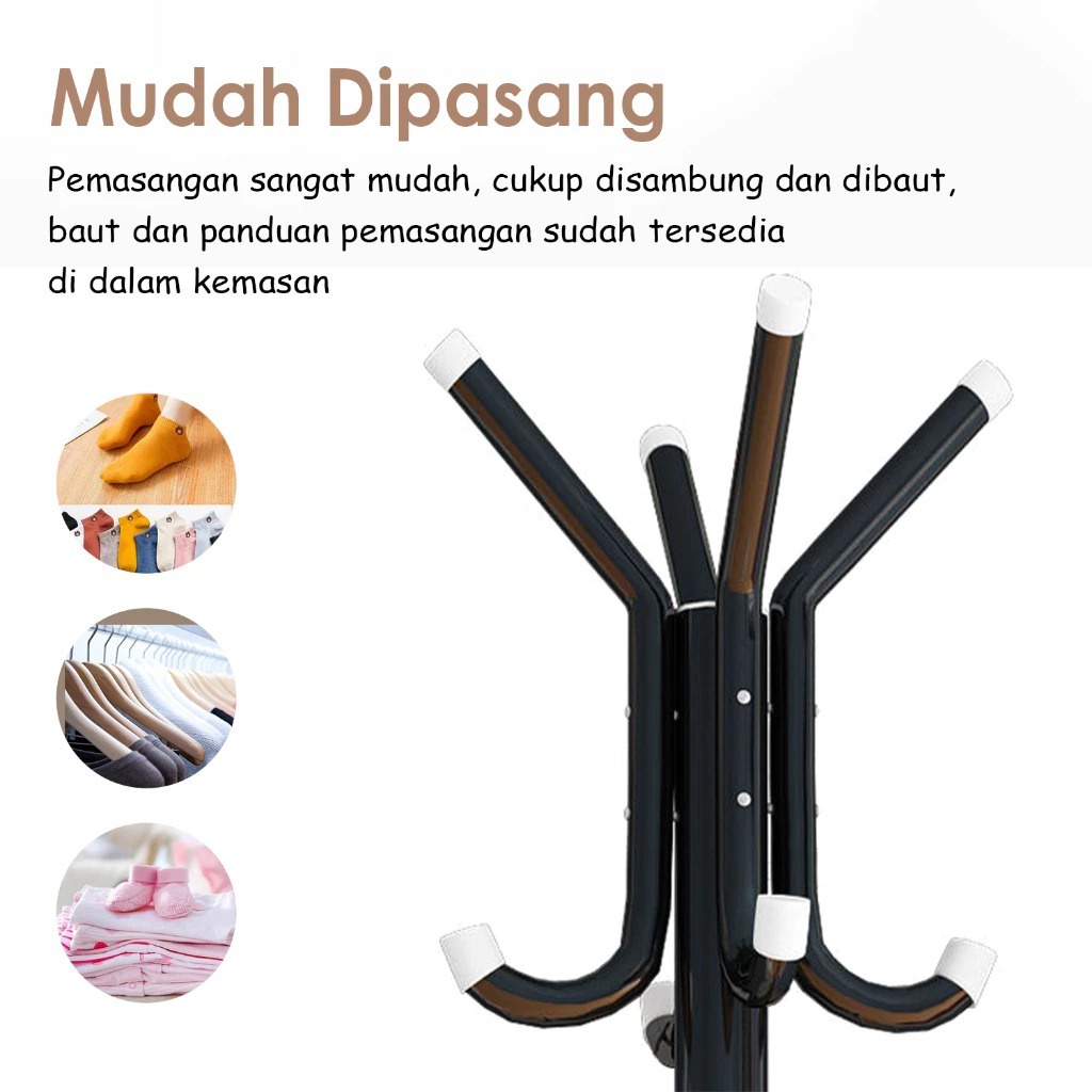 Termurah Bag Hanger /Standing Hanger /Gantungan Baju Tas Helm Jaket/ Cantolan Besi Serbaguna