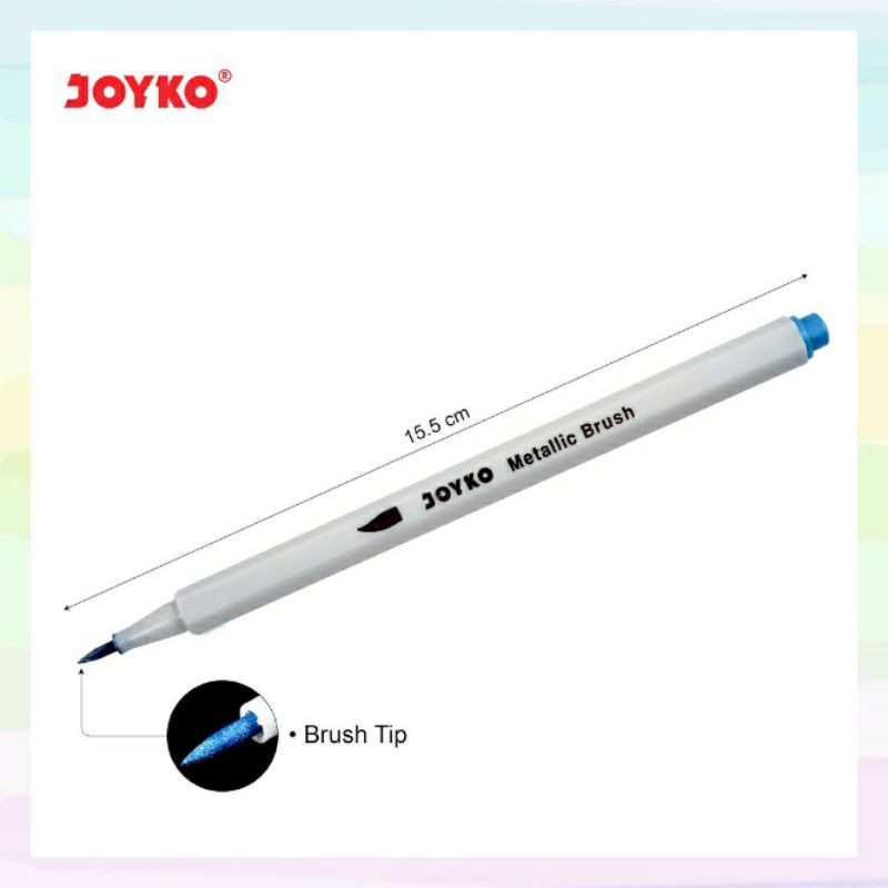 

Tahan Lama Metallic Color Pen Joyko 12 Warna Clp-21