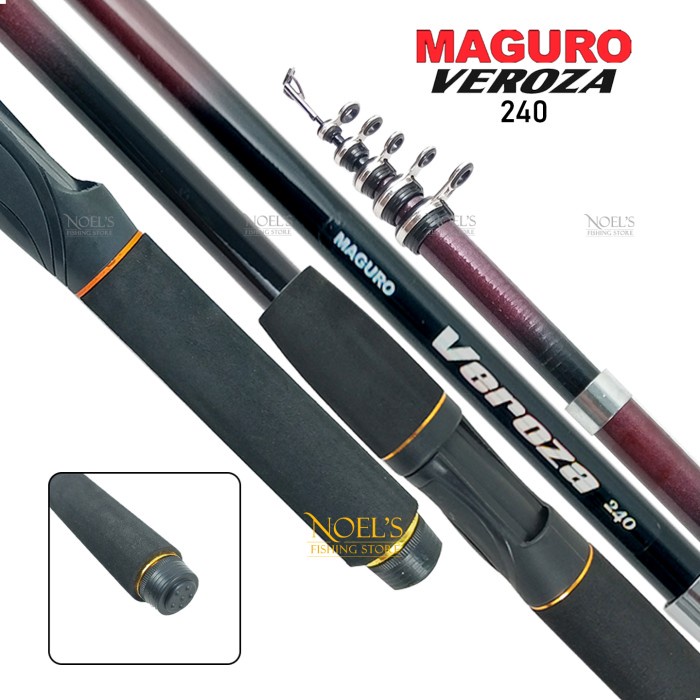 Joran MAGURO VEROZA 150 s/d 270 Carbon Udang Teleskopik