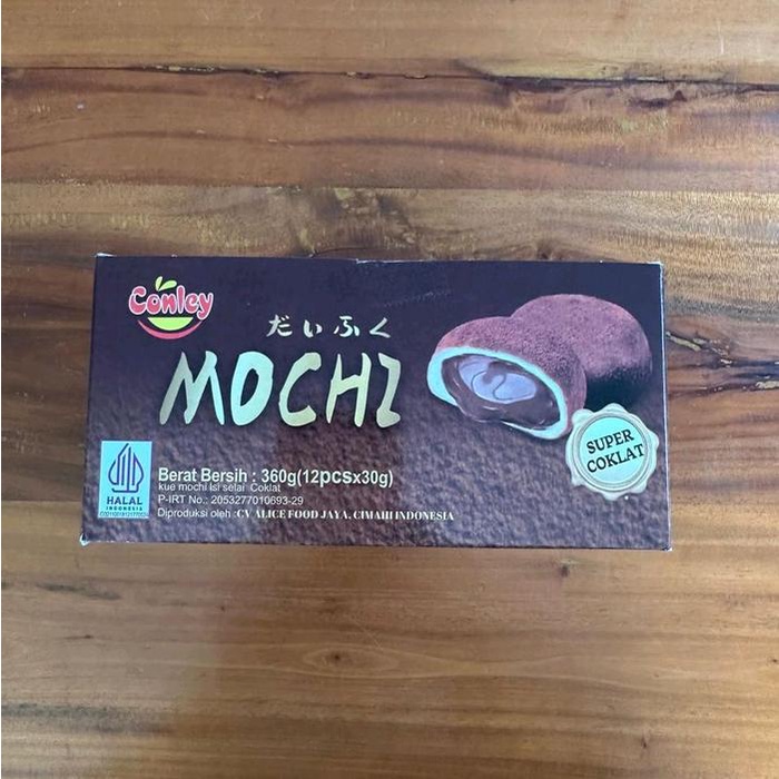 

Conley Mochi coklat super coklat lembut dan lumer 1 box isi 12 pcs