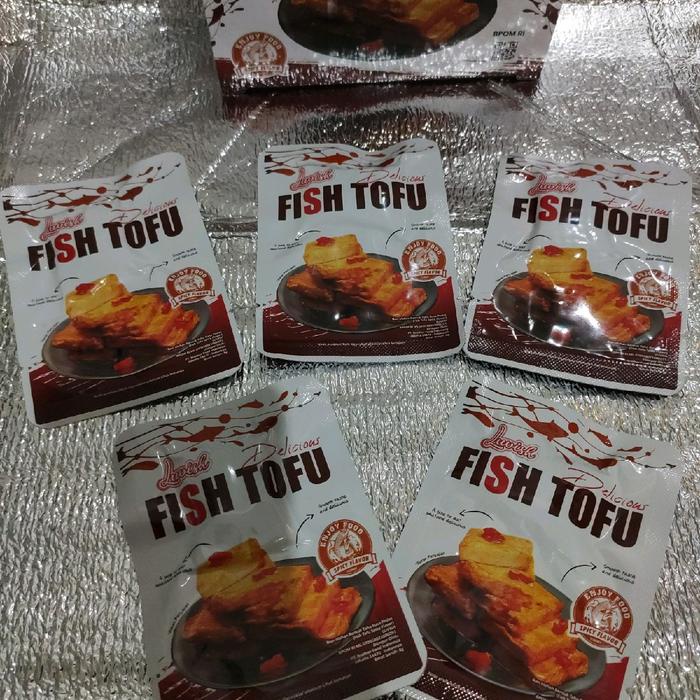 

Fish Tofu Luvish Spicy Flavor 1 box isi 30 pcs Snack Cemilan