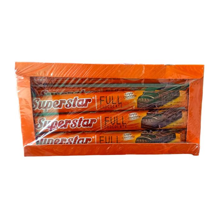

1 Dus Superstar Triple Chocolate Kemasan Isi 8 pack ( 1 pack isi 20 pcs ) Snacks Coklat Camilan Food