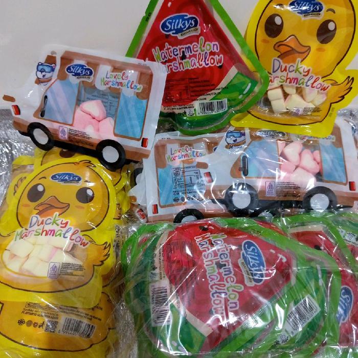

Paket Marshmellow Silky 30 pcs Candy Food Snack Makanan -, Jelly