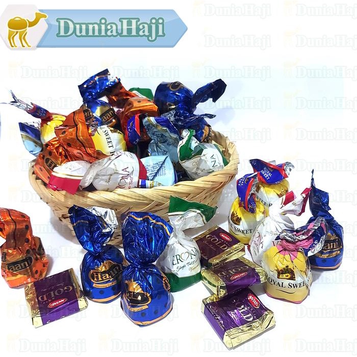 

Coklat Arab Mix 500gr Cokleat Turki Turkiye Oleh Oleh Haji dan Umroh Chocolate Food