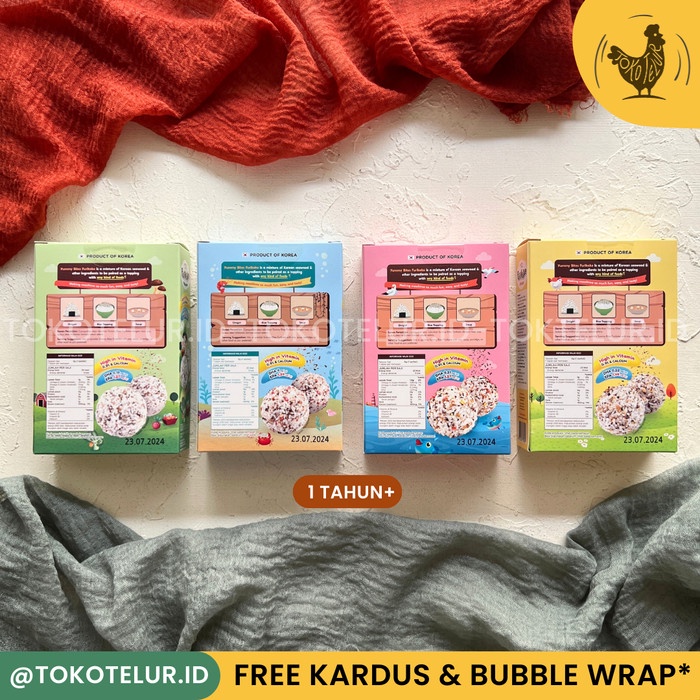 

YUMMY BITES - Furikake Topping Nori Rumput Laut Kering Makanan Snack