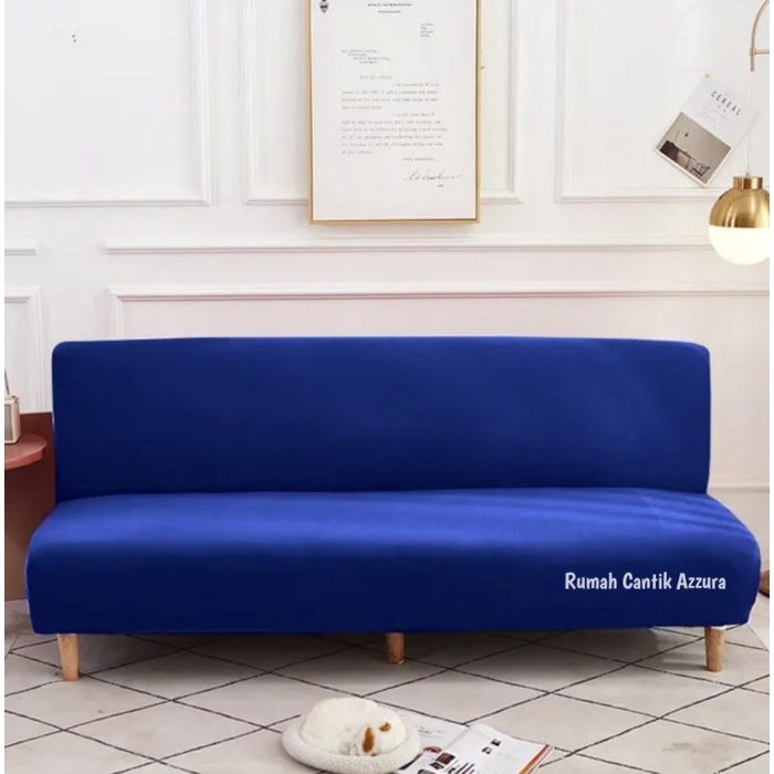 PROMO_ COVER SOFA BED POLOS SARUNG SOFA INFORMA STRETCH ELASTIS IMPORT _