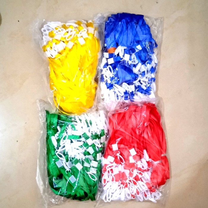 

[tmr] - Tali id card 1cm / Nylon - polos (isi 100 pcs )