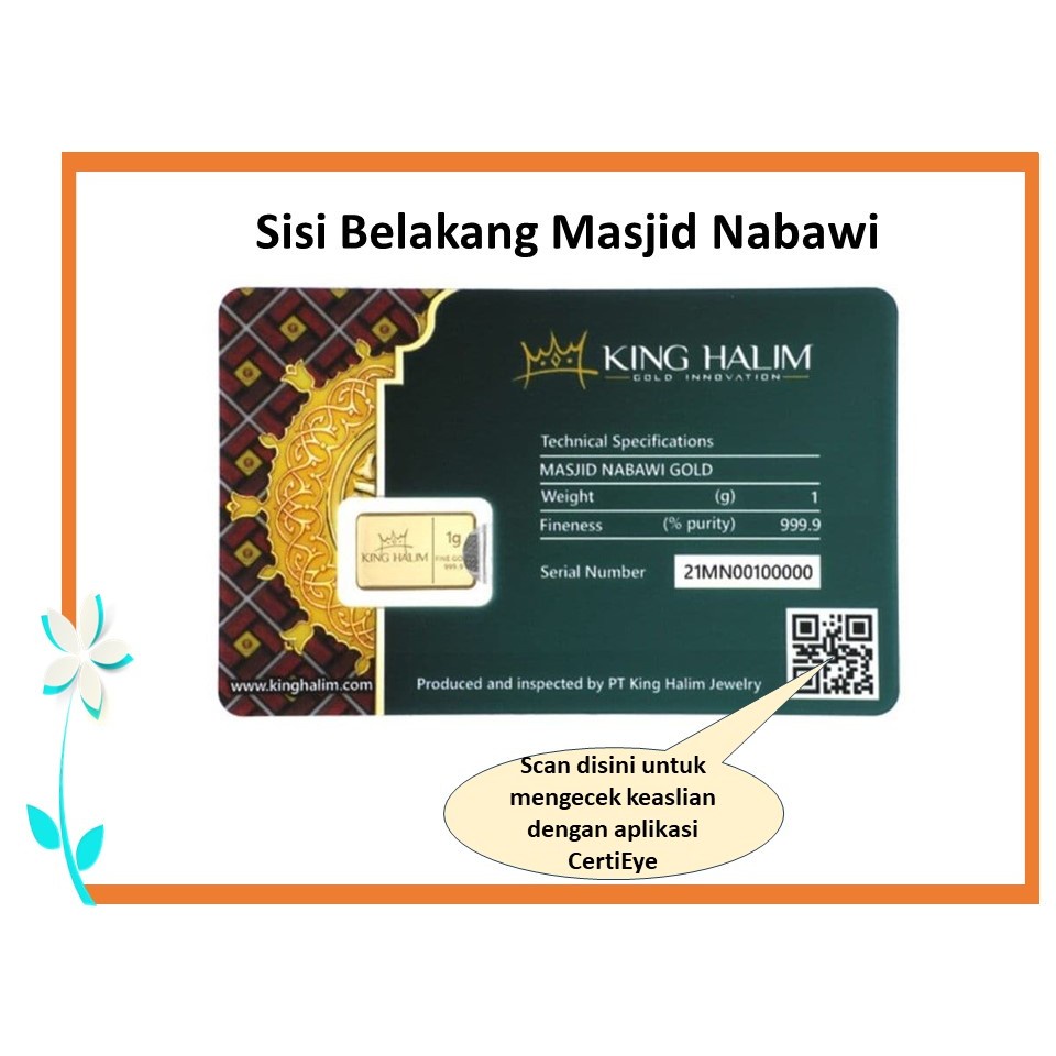 Logam Mulia King Halim 1 gram Logam Mulia King Halim 0.5 gram LM 1 gram LM 0.5 gram Kabah 1 gram