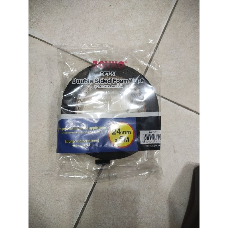 

(1pcs) Double sided foam tape DFT-51 joyko 24mm