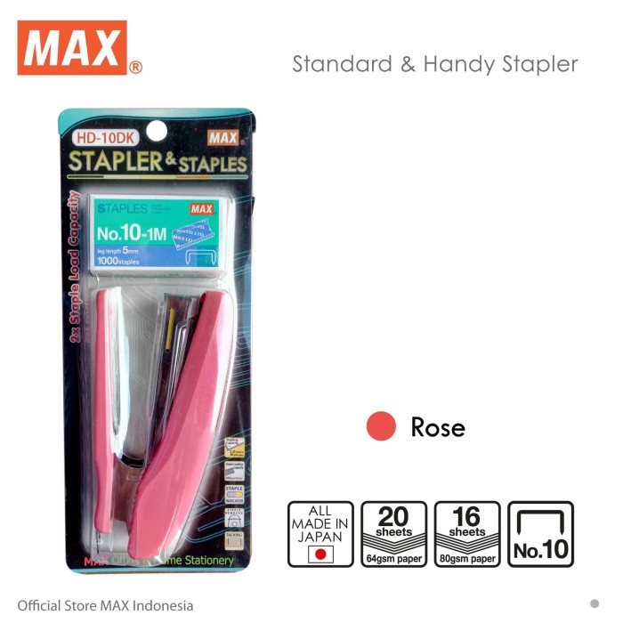 

TERBARU! MAX Stapler HD-10DK Rose