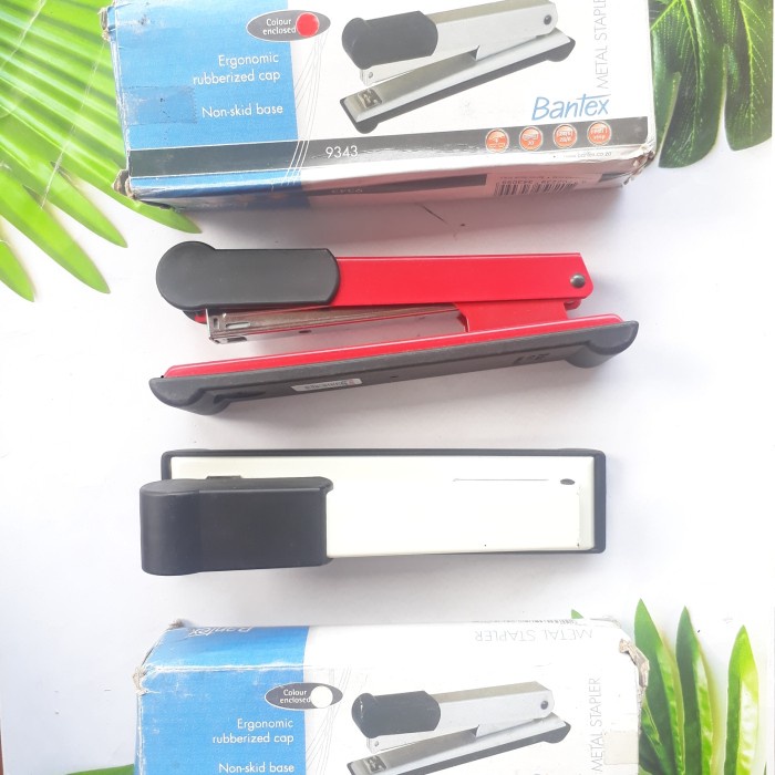 

TERLARIS! Sale BANTEX Metal Stapler Staples No 9343 24/6 - 26/6