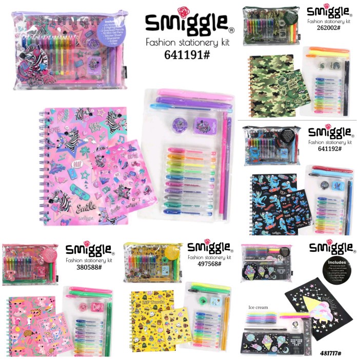 

Smiggle Ori Essential Stationery Set/ paket alat tulis Smiggle/ Ori Kode 132