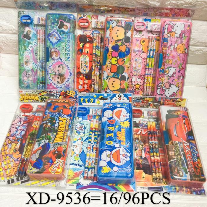 

STUDY SET 7 IN 1 MAGNET KARAKTER KARTUN XD-9536K Kode 57