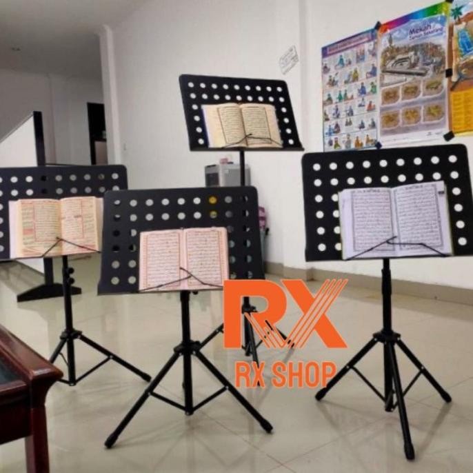 Cocoastore89 Tripod Buku Standing Penyangga Quran Rehal Al - Stand