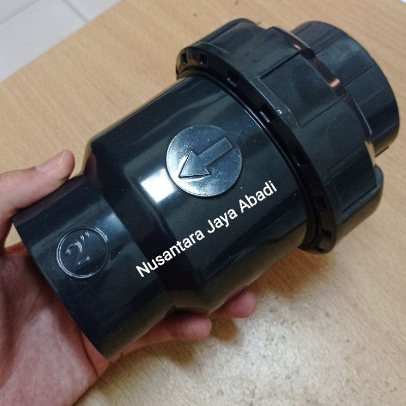 Ball Check Valve PVC Socket Single Union / Watermur 2 " inchi DN 50