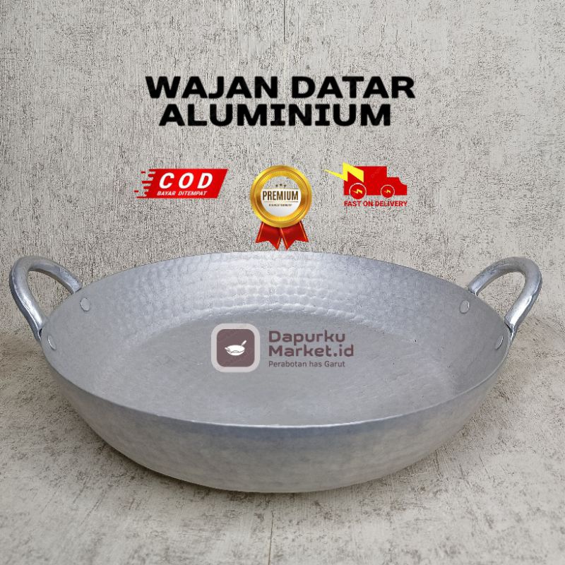 HJE Wajan datar aluminium Anti lengket
