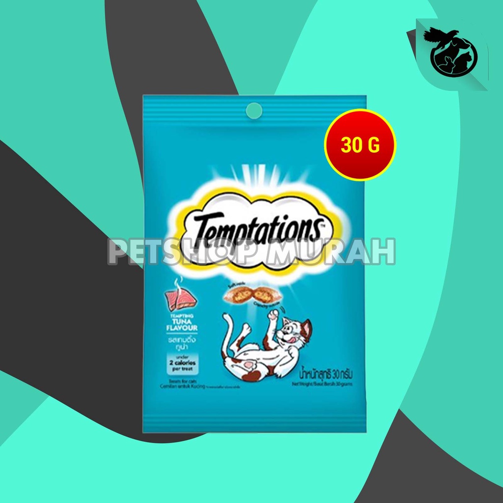 

Temptation bites Snack Cemilan Kucing 30 gram All Varian