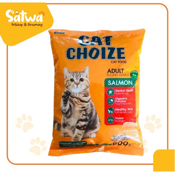 

makanan kucing cat choize cat choice adult salmon 800gr 800 gram