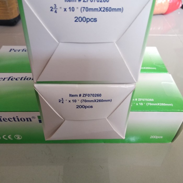 JTTOP" STERIL POUCHES ( PLASTIK STERILISASI ) 200 PCS