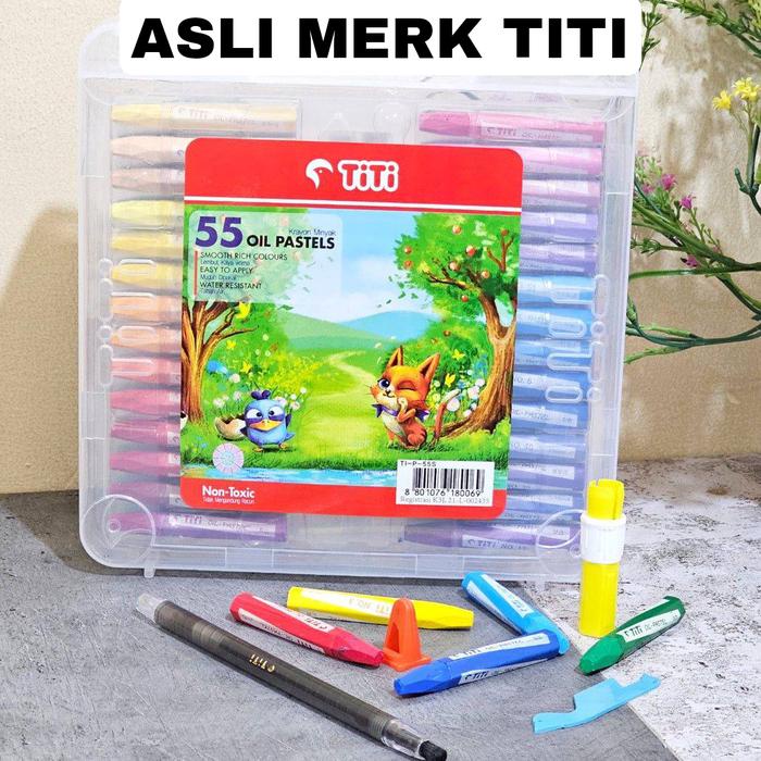 

UF Oil Pastel TITI 55 Warna/Krayon/Crayon Minyak