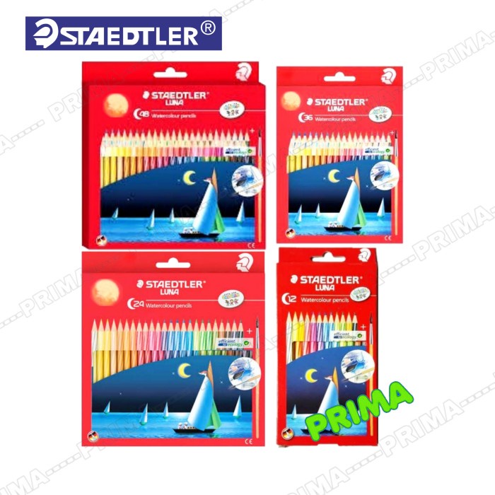 

PENSIL WARNA STAEDTLER LUNA WATERCOLOUR FREE KUAS