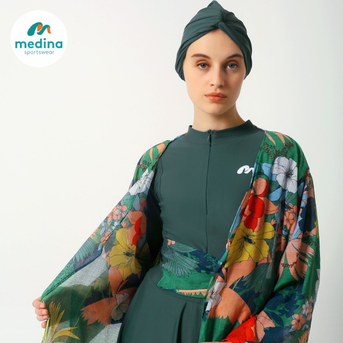 Good Quality Baju Renang Muslimah Medinasportswear Kintamani Series With Outer