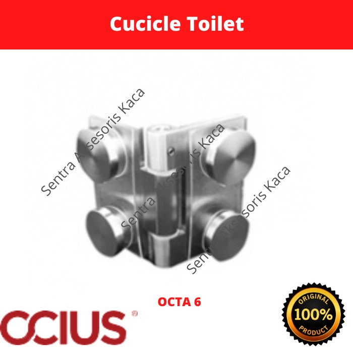 Engsel Cubicle Toilet Ocius - Octa 6