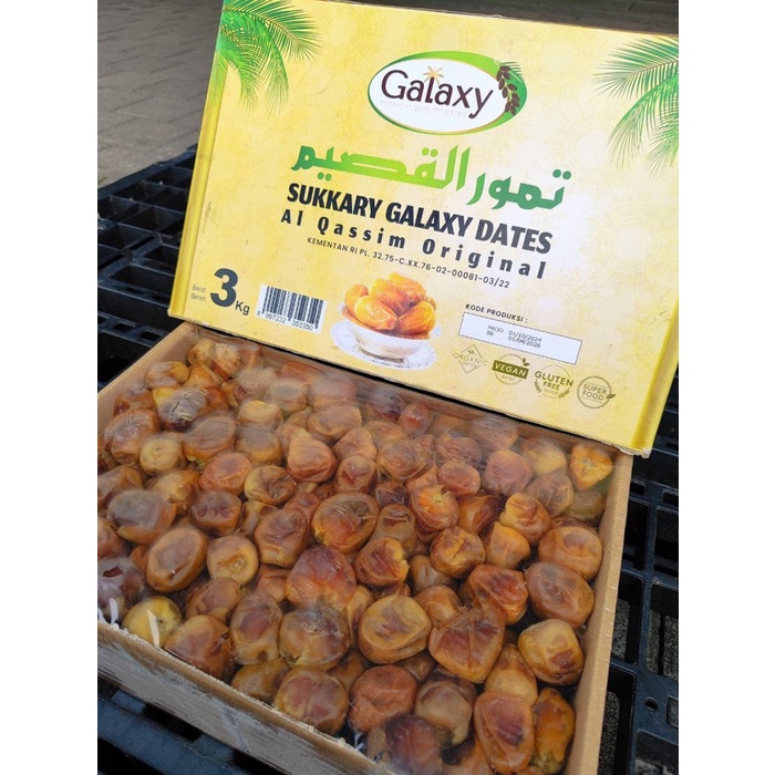 

Kurma Sukari Galaxy 3kg Premium Grade A