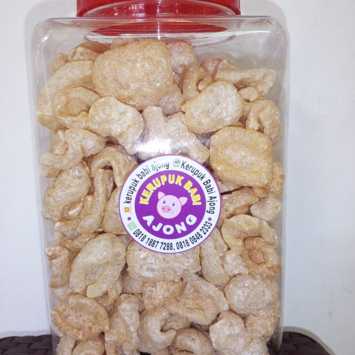 

kerupuk babi toples tanggung 450gr