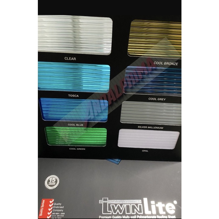 Polycarbonate 5mm TwinLite - Atap Fiber Polycarbonate