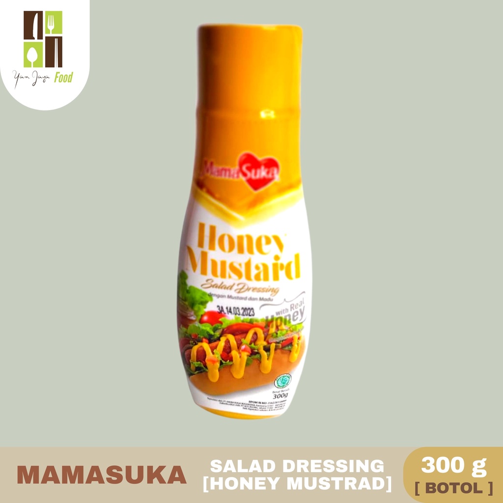 

HJE Mamasuka Salad Dressing Botol 300gr [Saus Keju/Thousand Island/Honey Mustrad/Wijen Sangrai]