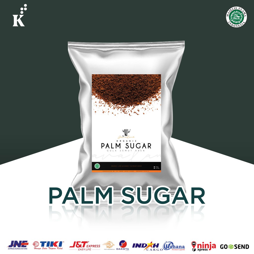 

HJE Javaland Gula Aren Bubuk / Palm sugar 1Kg Topping Minuman Kekinian