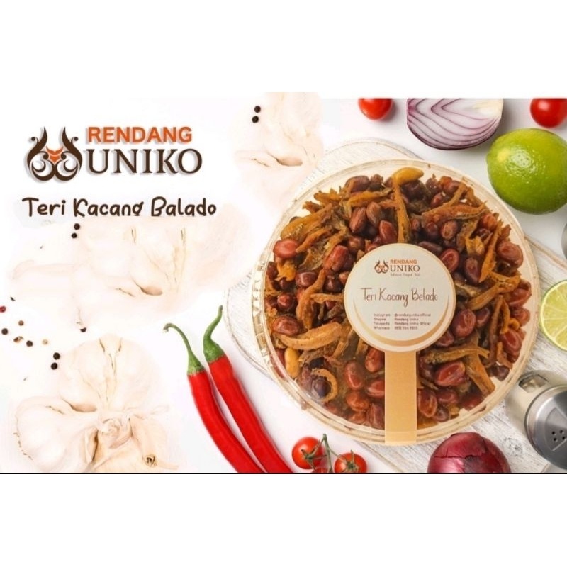 

HJE Sambal Teri Kacang Balado Uniko 200g