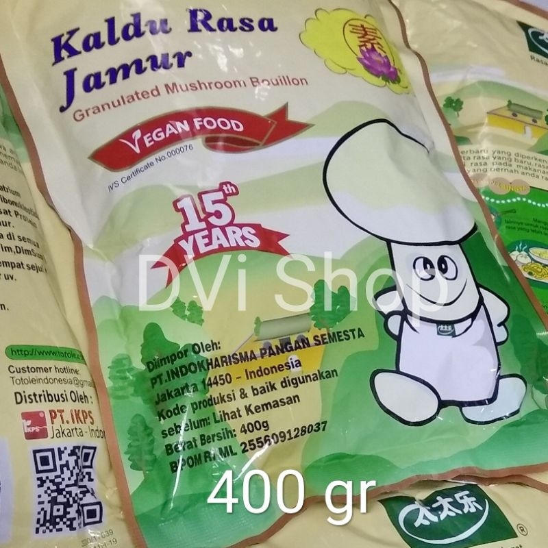 

HJE TOTOLE Kaldu Rasa Jamur 400 gr gram