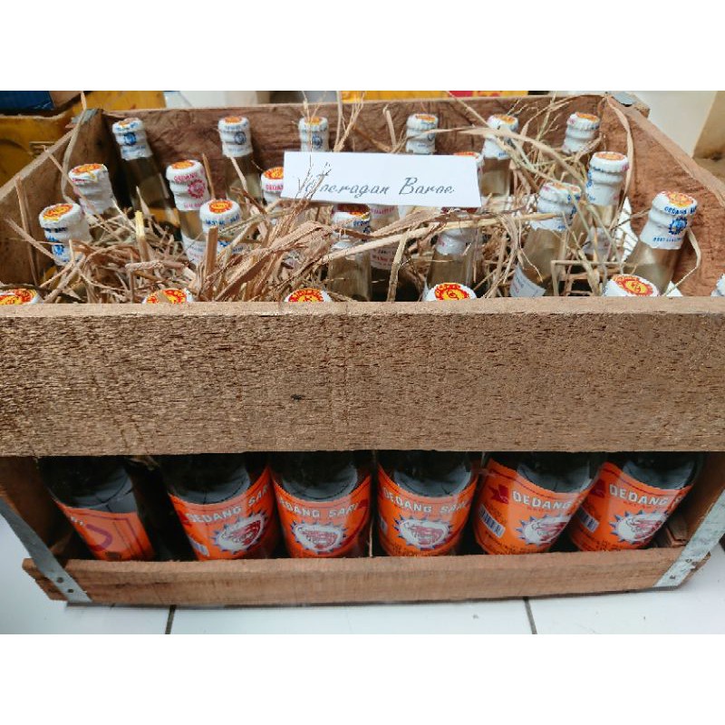 

HJE Kecap udang sari oedang sari manis sedang botol besar 600 ml label oranye