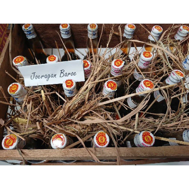 

HJE Kecap udang sari oedang sari asin sedang label biru hijau botol besar 600 ml