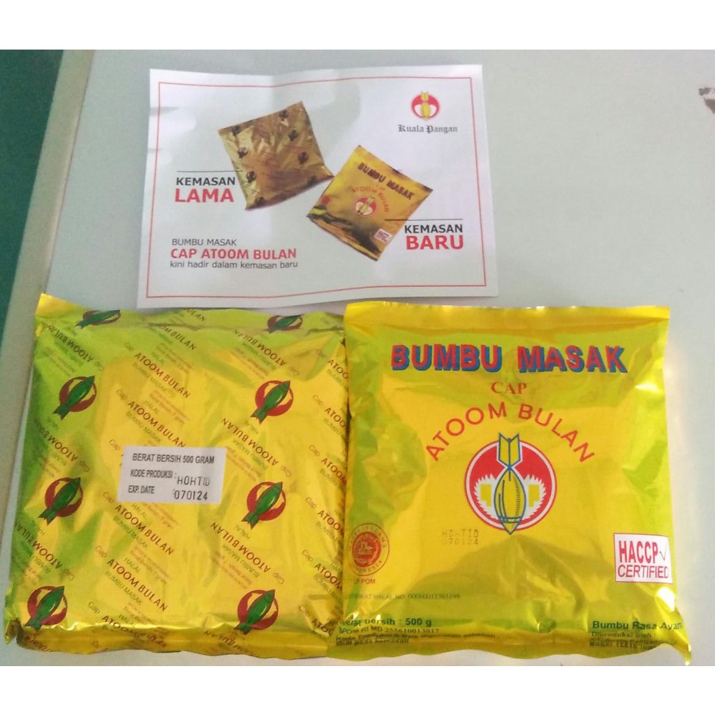 

HJE Bumbu atoom bulan atau atom bulan 500gr dianspshop