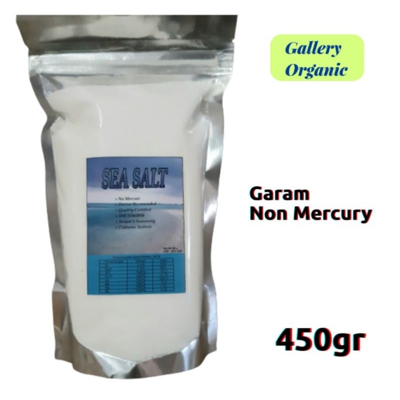 

HJE Sea Salt Garam Perancis Non Mercury SNI 450gr