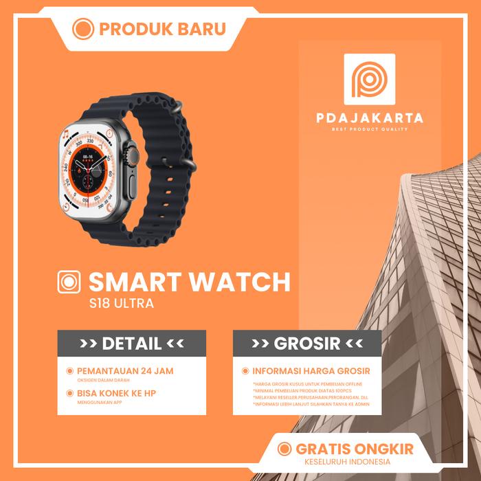 Smartwatch S18 Watch Ultra Smartwatch Series S18 Ultra Iwo Smartwatch 49Mm Nfc 2.08 Inches Infinite