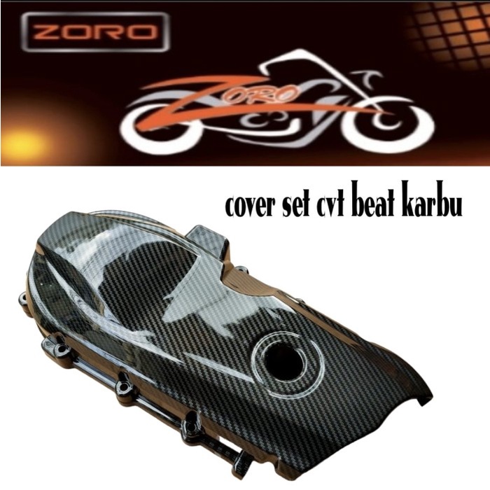 COVER TUTUP CVT BEAT KARBU BEAT FI 2012 2013 2014 VARIO 110 FI CARBON Kode 468