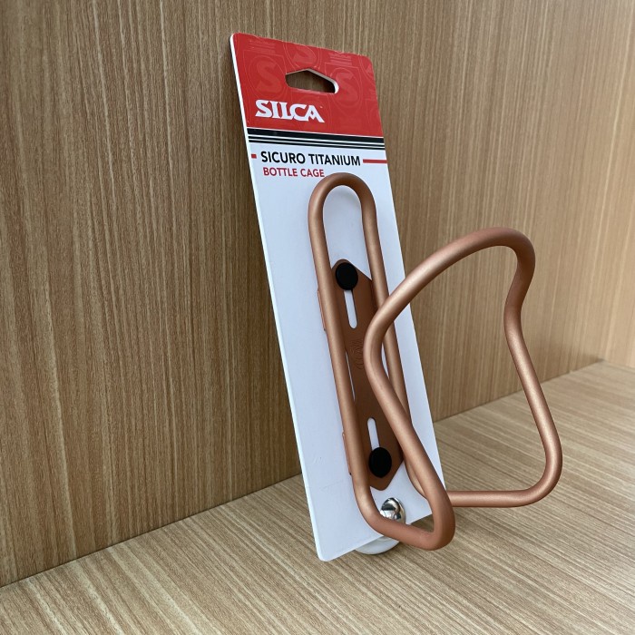 Silca Sicuro Titanium Bottle Cage - Copper Cerakote