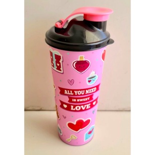HJE Gelas Tutup Karakter / Botol Tumbler Millenials 450 ML - Souvenir Ulang Tahun Anak TAKASIMURA