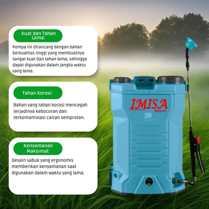 Pompa Sprayer Msa-16L Elektrik "Bergaransi" #Gratisongkir