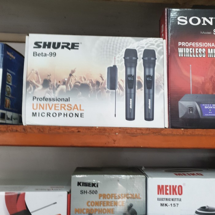mic shure beta 99 wireless