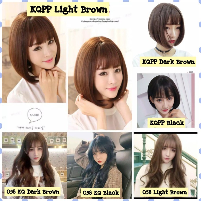 Termurah Wig Wanita Lurus Panjang Aksesoris Rambut Wanita Rambut Palsu Wanita