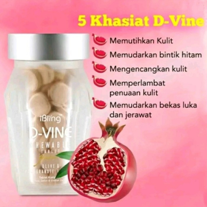 Terbaru DVINE COLLAGEN ORIGINAL 100% ORI D VINE SUPLEMEN PEMUTIH KULIT termurah