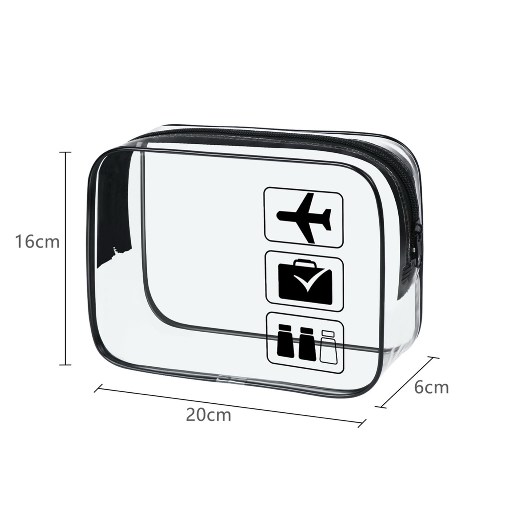 Pvc Plastic Bag Waterproof Cosmetic Bag Travel Cosmetic Storage Bag Sat el Sat el Transparent