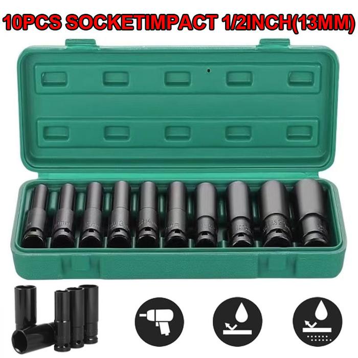 Socket Panjang 1/2 8-24Mm Impact Kunci Socket/Kunci Shock Impact Socket Set/Impact Sock Impact