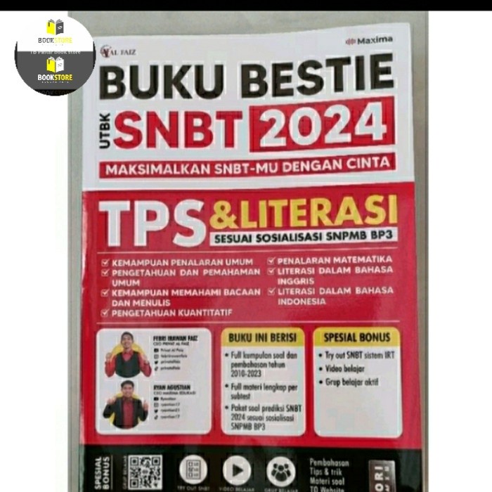 buku snbt bestie utbk 2024 literasi tps best seller